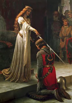 Crown Collection: The Accolade, 1901. Artist: Edmund Blair Leighton