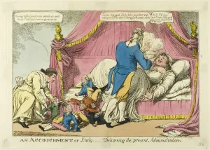 C Williams Gallery: An Accouchment, published March 30, 1812. Creator: Charles Williams