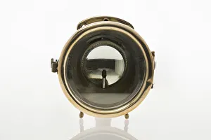 Acetylene gas headlamp from 1904 Daimler. Creator: Unknown