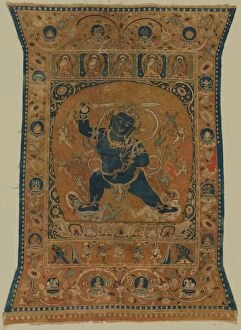 Thangka Collection: Achala, King of the Wrathful Ones (previously identified as Vighnantaka), early 1200s