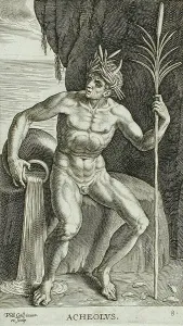 Gallaea Philippo Prints: Acheolus, 1586. Creator: Philip Galle