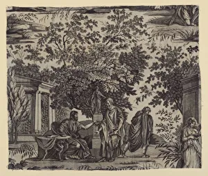 Achille reconnu par Ullysse (Achilles Recognized by Ulysses) (Furnishing Fabric), Nantes
