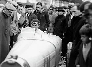 Bugatti Prints: Achille Varzi in a Bugatti T51, winner of the Monaco Grand Prix, 1933