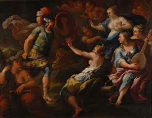 Achilles Discovered by Ulysses Among the Daughters of Lycomedes at Skyros. Artist: De Matteis, Paolo (1662-1728) Achilles Discovered by Ulysses Among the Daughters of Lycomedes at Skyros. Artist: De Matteis, Paolo (1662-1728)