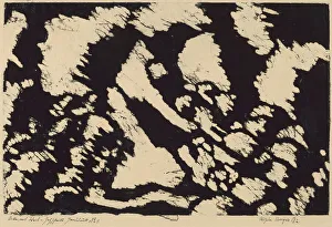 Acker mit Weib (Woman in a Field), 1912. Creator: Morgner, Wilhelm