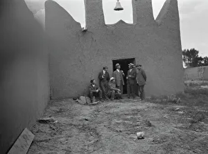 Mud Brick Prints: Acoma, New Mexico area views, between 1899 and 1928. Creator: Arnold Genthe