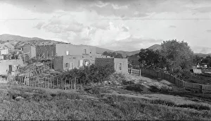 Mud Brick Prints: Acoma, New Mexico area views, between 1899 and 1928. Creator: Arnold Genthe