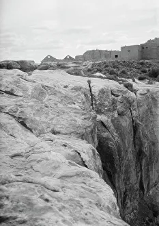 Mud Brick Prints: Acoma, New Mexico area views, between 1899 and 1928. Creator: Arnold Genthe