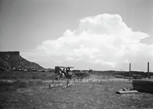 Pueblo Indian Prints: Acoma, New Mexico area views, between 1899 and 1928. Creator: Arnold Genthe