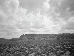 Pueblo Indian Prints: Acoma, New Mexico area views, between 1899 and 1928. Creator: Arnold Genthe