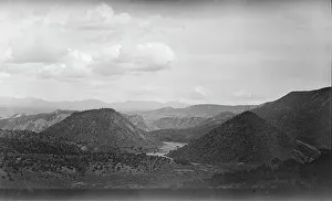 Pueblo Indian Prints: Acoma, New Mexico area views, between 1899 and 1928. Creator: Arnold Genthe