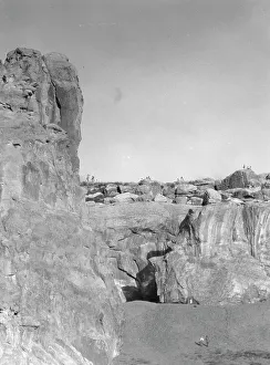 Pueblo Indian Prints: Acoma, New Mexico area views, between 1899 and 1928. Creator: Arnold Genthe