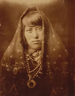 An Acoma woman, c1905. Creator: Edward Sheriff Curtis