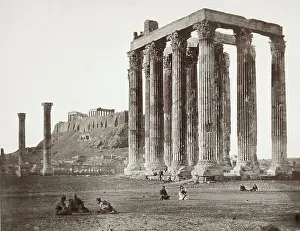 Citadel Prints: The Acropolis, Athens, 1854. Creator: James Robertson