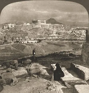 Acropolis Of Athens Collection: The Acropolis, Athens, Greece, 1902. Creator: Works and Sun Sculpture Studios