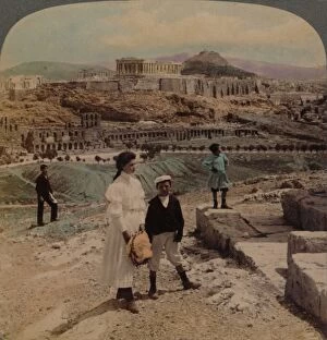 Elmer Underwood Collection: The Acropolis of Athens, Lycabettus and Royal Palace, from Philopappos monument, 1907