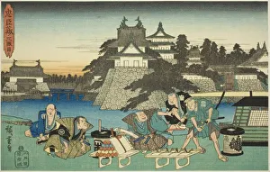 Act 3 (Sandanme), from the series The Revenge of the Loyal Retainers (Chushingura), c. 1834/39. Creator: Ando Hiroshige. Act 3 (Sandanme), from the series The Revenge of the Loyal Retainers (Chushingura), c. 1834/39