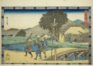 Act 6 (Rokudanme), from the series The Revenge of the Loyal Retainers (Chushingura), c. 1834/39. Creator: Ando Hiroshige. Act 6 (Rokudanme), from the series The Revenge of the Loyal Retainers (Chushingura), c. 1834/39