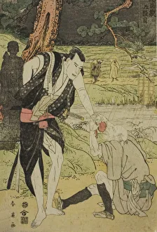 Act Five: Yamazaki Highway from the play Chushingura (Treasury of the Forty-seven... c)