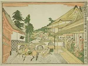 Mugino Orochimaro Prints: Act II (Nidanme), from the series Perspective Pictures of the Storehouse of Loyal