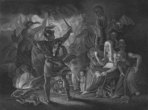 Macbeth Prints: Act IV Scene i from Macbeth, c19th century