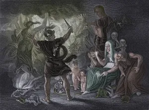 Act IV Scene i from Macbeth, c19th century