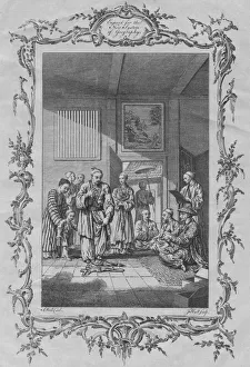 Nagasaki Prints: Act of Trampling over the Images of Our Saviour & the Virgin Mary, 1765. Artist: John Hall