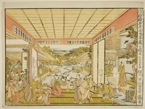 Mugino Orochimaro Prints: Act VII (Shichidanme), from the series Perspective Pictures of the Storehouse of