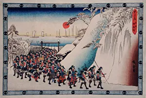 Revenge Prints: Act XI Sixth Episode: Ronin Enter Sengakuji Temple to Pay Homage to Their