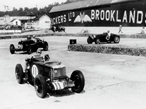 Corner Prints: Action from the British Empire Trophy Race, Brooklands, Surrey, 1935