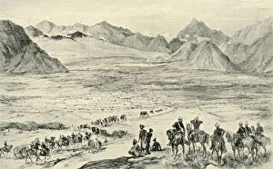 Afghans Gallery: The Action on the Heights Above Charasia, October 6, 1879, (1901). Creator: Unknown