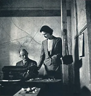 Intelligence Service Prints: Action here, 1941. Artist: Cecil Beaton