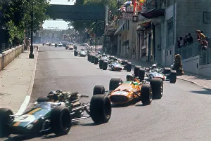 Corner Prints: Action from the Monaco Grand Prix, 1968