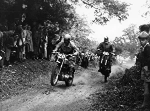 Leathers Prints: Action from the National (Open) Shrubland Park Scramble, Suffolk, 1952