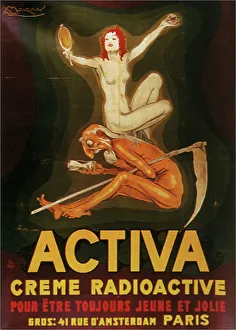 Perfume Prints: Activa, creme radioactive, 1921. Creator: Mauzan, Achille (1883-1952)