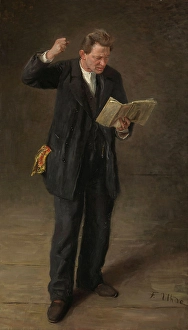 The Fine Art Collections Prints: An Actor - the actor Alois Wohlmuth as Malvolio