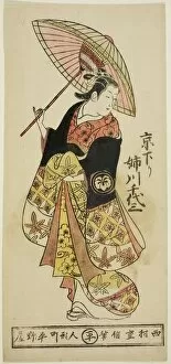 The Actor Anegawa Chiyosaburo from Kyoto, 1734. Creator: Nishimura Shigenobu