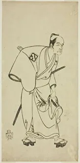 Hunched Prints: The Actor Arashi Otohachi I as Hotei Ichiemon in the Play Ayatsuri Kabuki Ogi