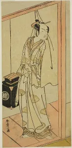 Hairdresser Prints: The Actor Arashi Sangoro II as the Hairdresser Obana Saizaburo in the Play Koi Musume