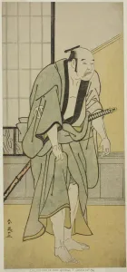 Drunk Collection: The Actor Asao Tamejuro I as Drunken Gotobei in the Play Yoshitsune Koshigoe Jo... c
