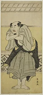 The Actor Asao Tamejuro I as Drunken Gotobei in the Play Yoshitsune Koshigoe Jo... c