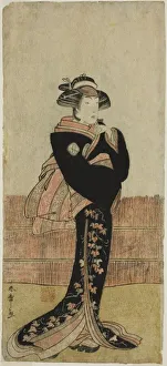 The Actor Azuma Tozo III in an Unidentified Role, Japan, early 1780s. Creator: Shunsho