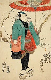 The Actor Bando Hikosaburo, 19th century. Creator: Utagawa Kunisada