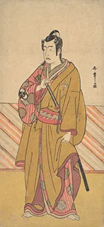 Mitsugoro Bando Prints: The Actor Bando Mitsugoro I as one of the Conen Otoko or Five Kyokaku