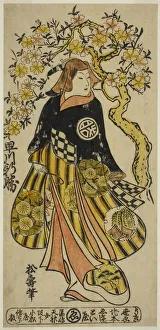 Cherry Tree Prints: The Actor Hayakawa Shinkatsu as a Woman Standing under Cherry Tree, c. 1724