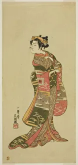 Ippitsusai Bunchō Prints: The Actor Ichikawa Benzo in an Unidentified Role, c. 1768. Creator: Ippitsusai Buncho