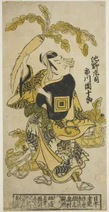 Hoarding Prints: The Actor Ichikawa Danjuro II as Ike no Shoji in the play Oguri Choseiden