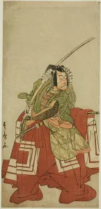 Ichikawa Hakuen I Prints: The Actor Ichikawa Danjuro V as Arakawa Taro in the Play Date Nishiki Tsui no Yumitori