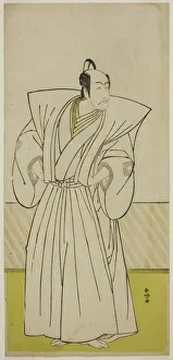 Shunko Katsukawa Prints: The Actor Ichikawa Danjuro V as Enya Hangan (?) in the Play Kanadehon Chushin Nagori