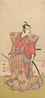 The Actor Ichikawa Danjuro V as a Samurai, 1771-72. Creator: Shunsho